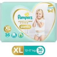 Pampers Premium Care Pants Diaper (XL) - Pack of 36